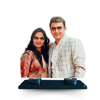 Your Gift Studio Personalised Couple Avtar Magnetic Stand