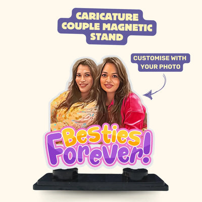 Your Gift Studio Bestie Forever Personalised Avtar Magnetic Stand