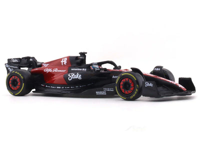 Bburago - 1/43 Scale Model 2023 Alfa-Romeo C43 Stake team Valterri Bottas Formula 1