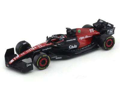 Bburago - 1/43 Scale Model 2023 Alfa-Romeo C43 Stake team Valterri Bottas Formula 1