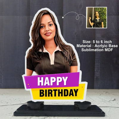 Your Gift Studio Happy Birthday Personalised Avtar Magnetic Stand