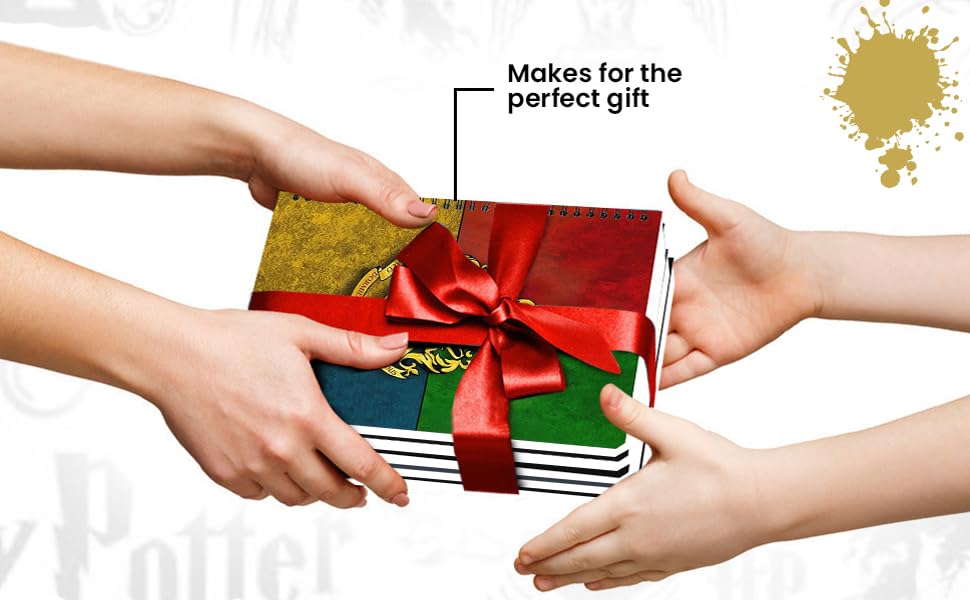 Harry Potter House Crest A5 Spiral Notebook