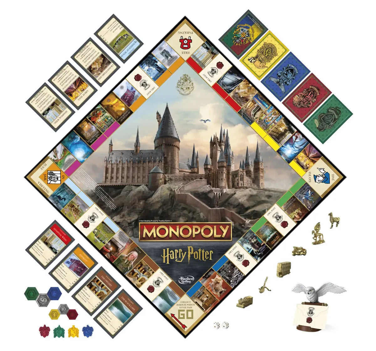 Official  Harry Potter Monopoly Board Game No Cod Allowed On this Product - Prepaid Orders Only