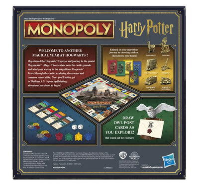 Official  Harry Potter Monopoly Board Game No Cod Allowed On this Product - Prepaid Orders Only