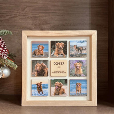 Personalized Pet Memorial  Wooden Frame