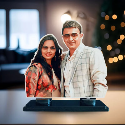 Your Gift Studio Personalised Couple Avtar Magnetic Stand
