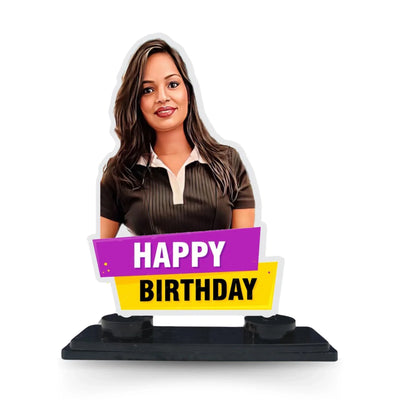 Your Gift Studio Happy Birthday Personalised Avtar Magnetic Stand
