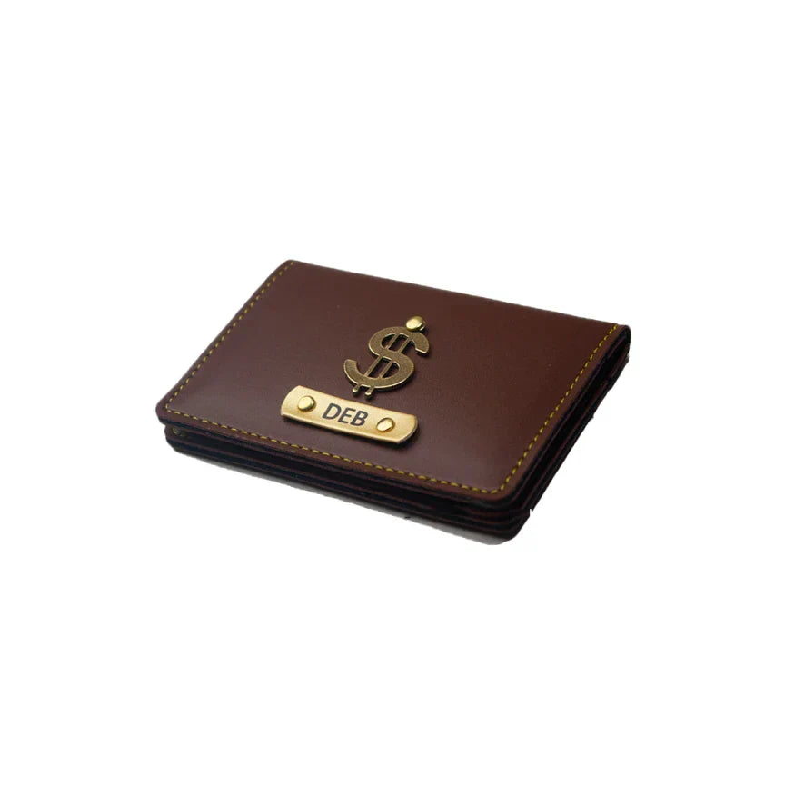 2024 Diwali Combo 5.0 (Classy Hardcover Diary + Faux Leather Keychain with Hook +  Faux Leather Passport Cover +  Faux Leather Eyewear + Unisex Sleek Wallet + Ferrero Rocher + Diya + Dryfruit Jar+ Classic Metal Pen) - Brown