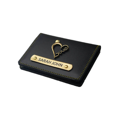 2024 Diwali Combo 5.0 (Classy Hardcover Diary + Faux Leather Keychain with Hook +  Faux Leather Passport Cover +  Faux Leather Eyewear + Unisex Sleek Wallet + Ferrero Rocher + Diya + Dryfruit Jar+ Classic Metal Pen) - Black