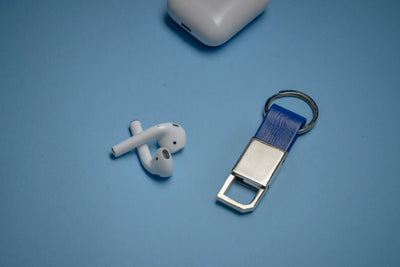 2024 Diwali Combo 2.0 (Classy Metal Flip Card Cover Diary + Classy Metal Keychain + Pen + Classy Steel Cardholder + Ferrero Rocher + Diya) Royal Blue