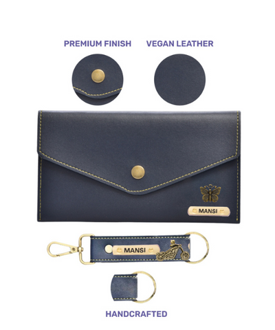 Customized Women's Gift Combo 2 Pcs - Blue