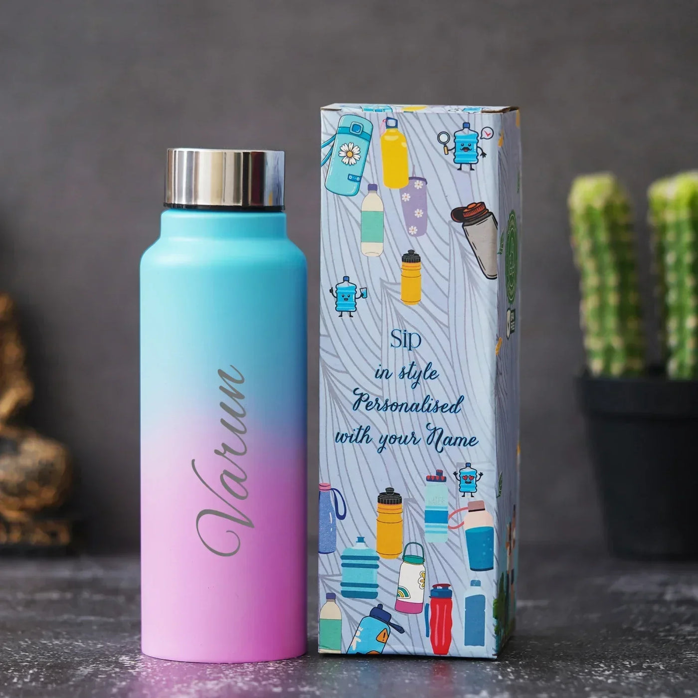 Personalized Perfect Classic Water Bottle - Multi Color 15