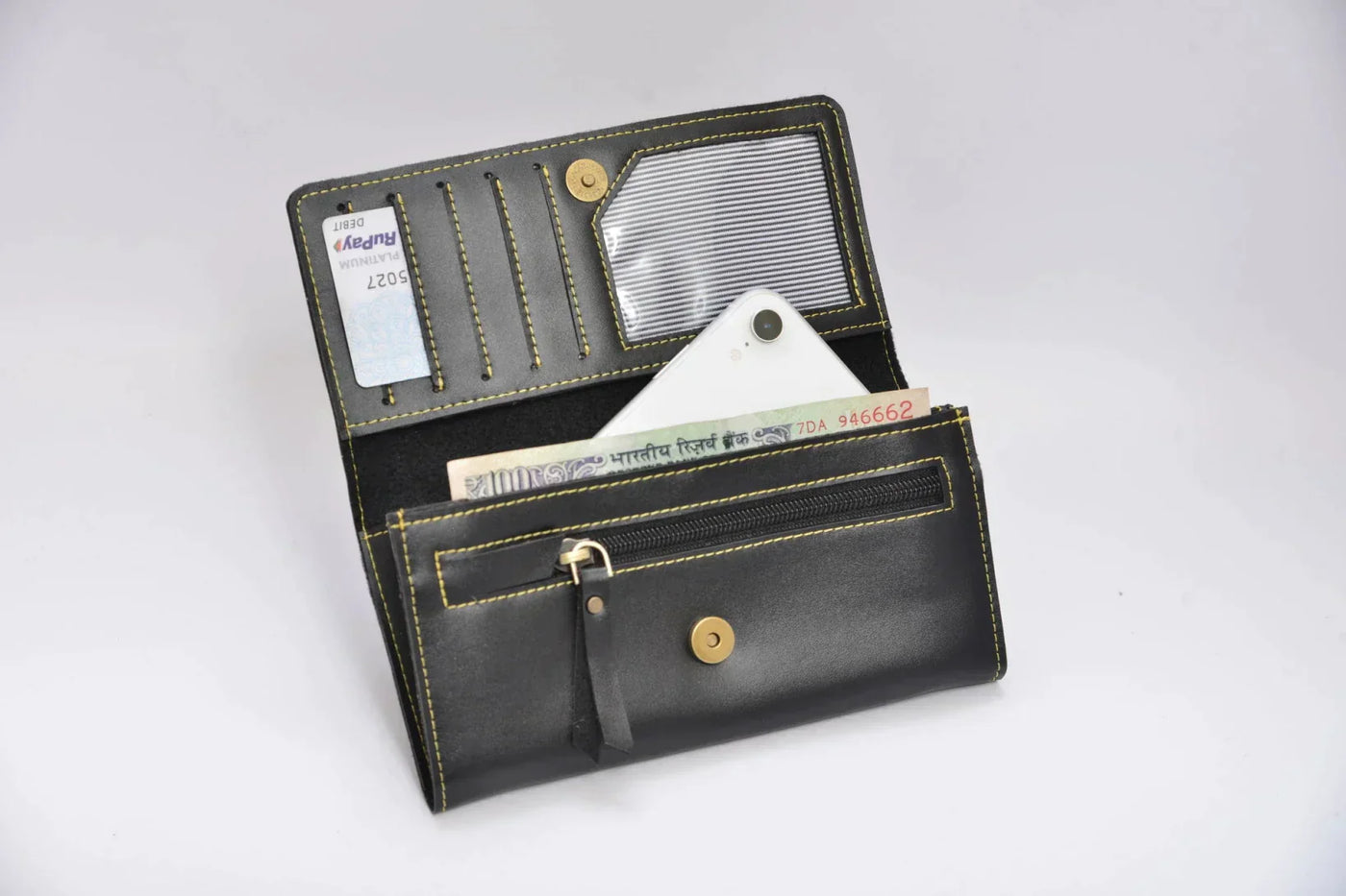 Personalized Tote Bag and Lady Wallet 2.0 - Black