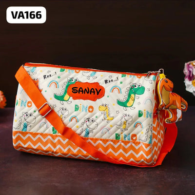 Your Gift Studio Dinosaur Print Kids Customised Duffle Bag