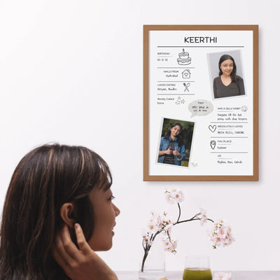 Your Gift Studio All About You Personalised Frame