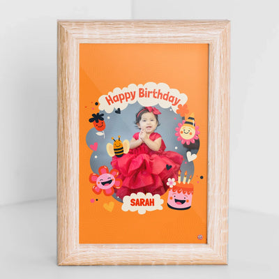 Your Gift Studio Personalized Happy Birthday Baby Frame 1.0