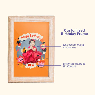 Your Gift Studio Personalized Happy Birthday Baby Frame 1.0