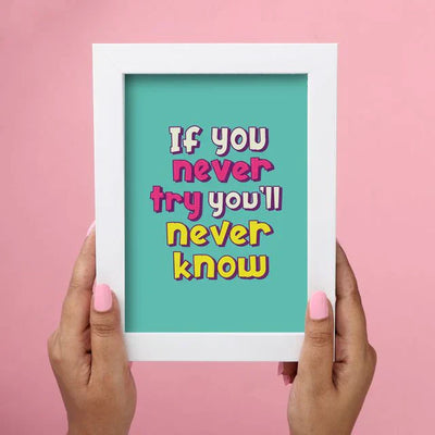 Your Gift Studio Personalised Positive Vibes Frames