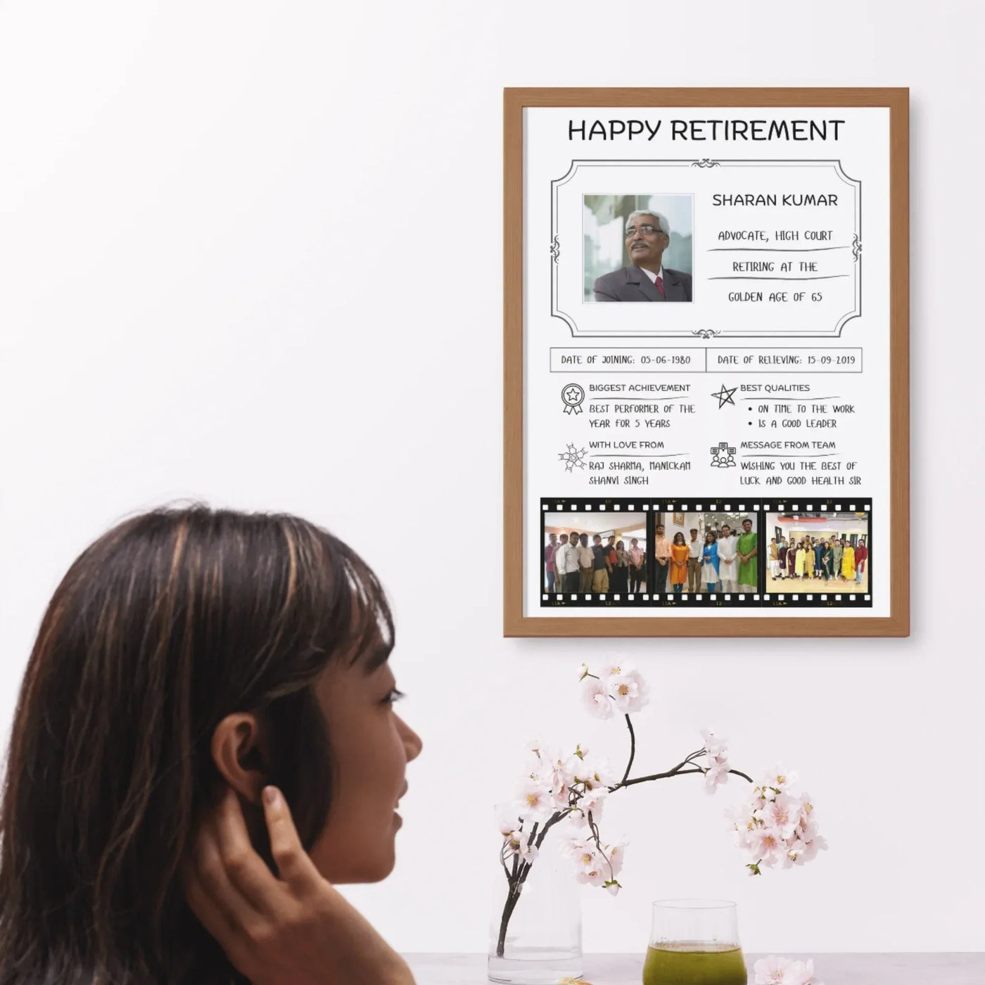 Your Gift Studio Personalised Retirement Memories Frame