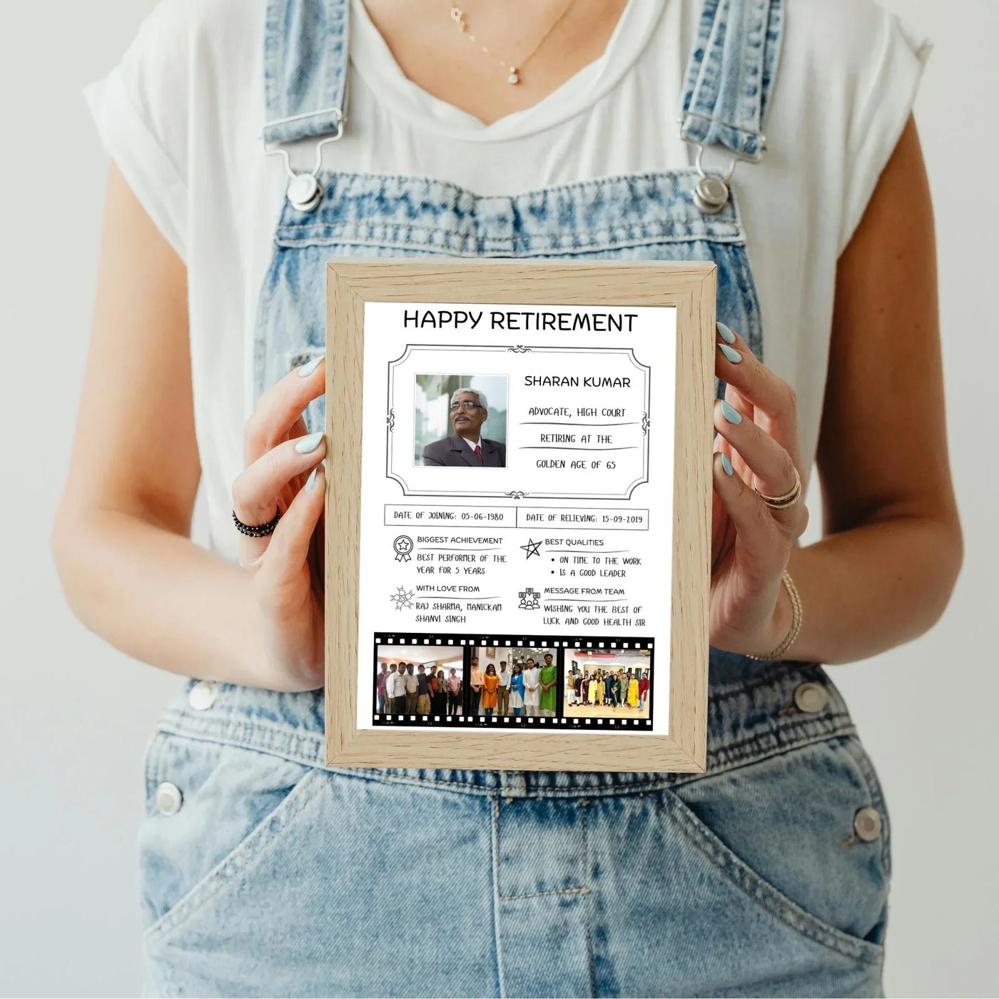 Your Gift Studio Personalised Retirement Memories Frame