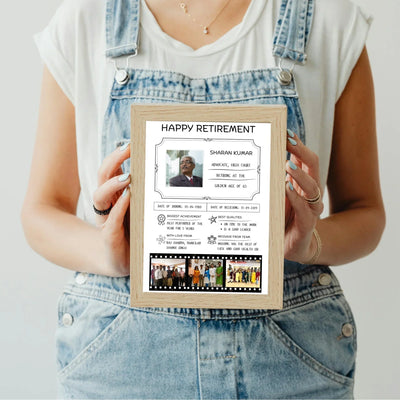 Your Gift Studio Personalised Retirement Memories Frame