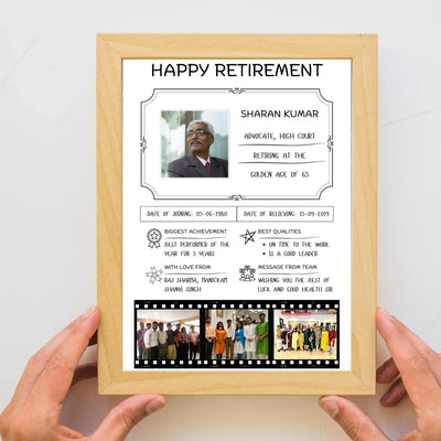 Your Gift Studio Personalised Retirement Memories Frame