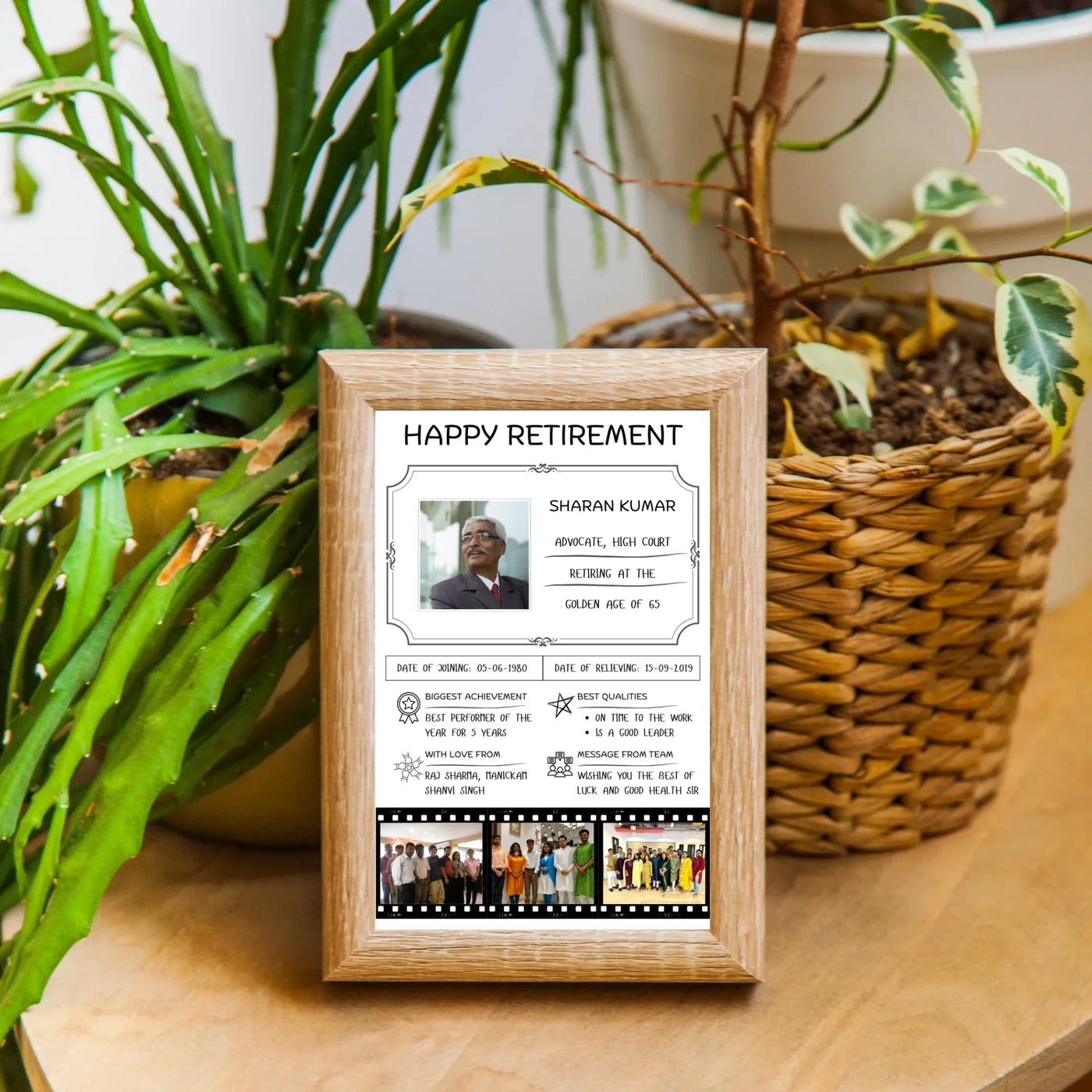 Your Gift Studio Personalised Retirement Memories Frame