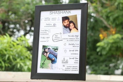 Your Gift Studio All About Sibling Personalised Frame
