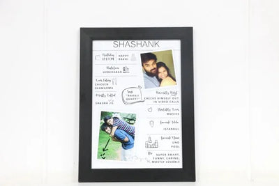Your Gift Studio All About Sibling Personalised Frame