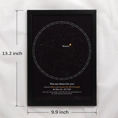 Your Gift Studio Personalised A Star Frame
