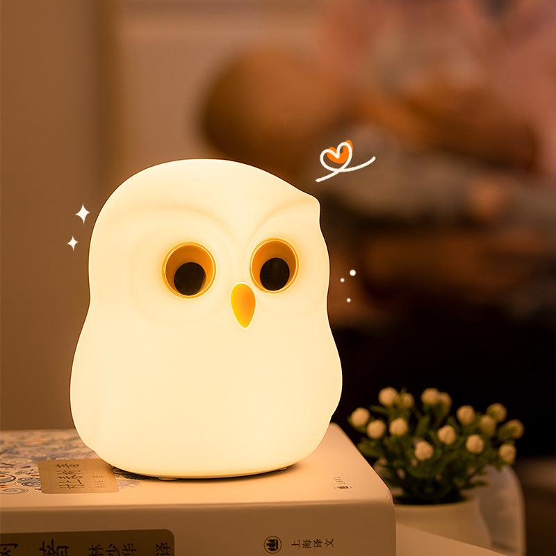 Cute Colour-Changing Owl Silicon Lamp / Hedwig Lamp