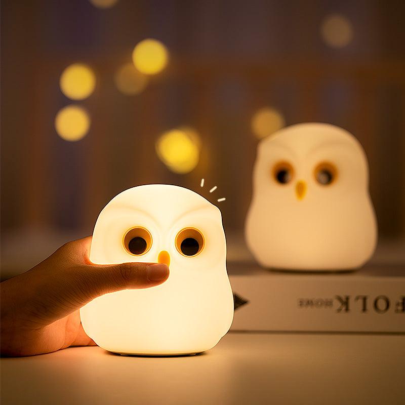 Cute Colour-Changing Owl Silicon Lamp / Hedwig Lamp
