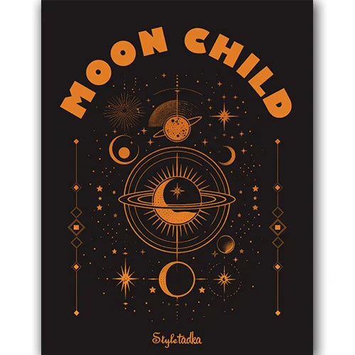 Moon Child Fridge Magnet
