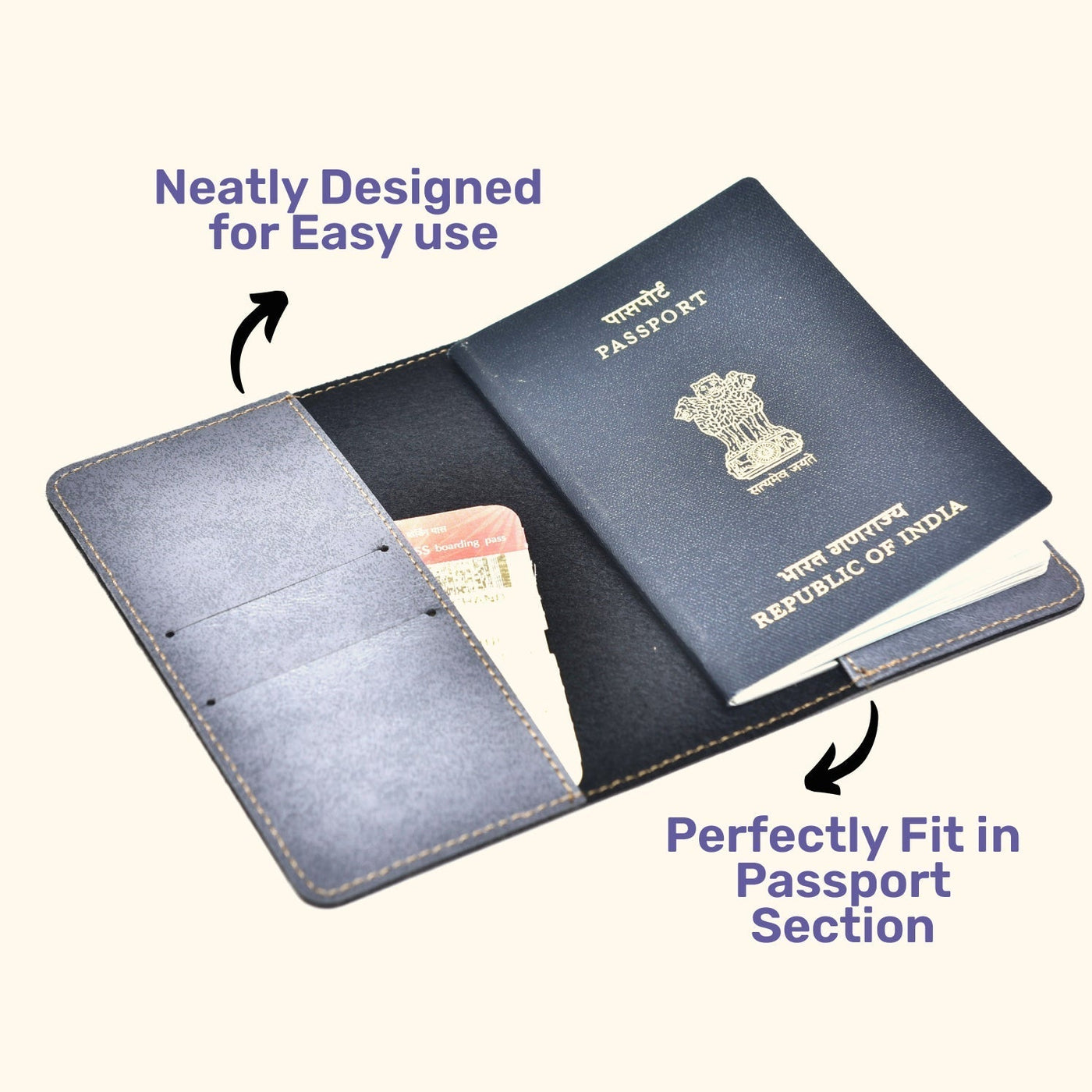 Pokemon Print Personalised Nexon Passport Cover - Grey