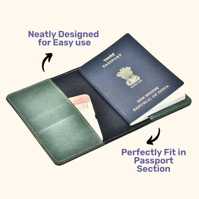 Cocomelon Print Personalised Nexon Passport Cover - Olive Green