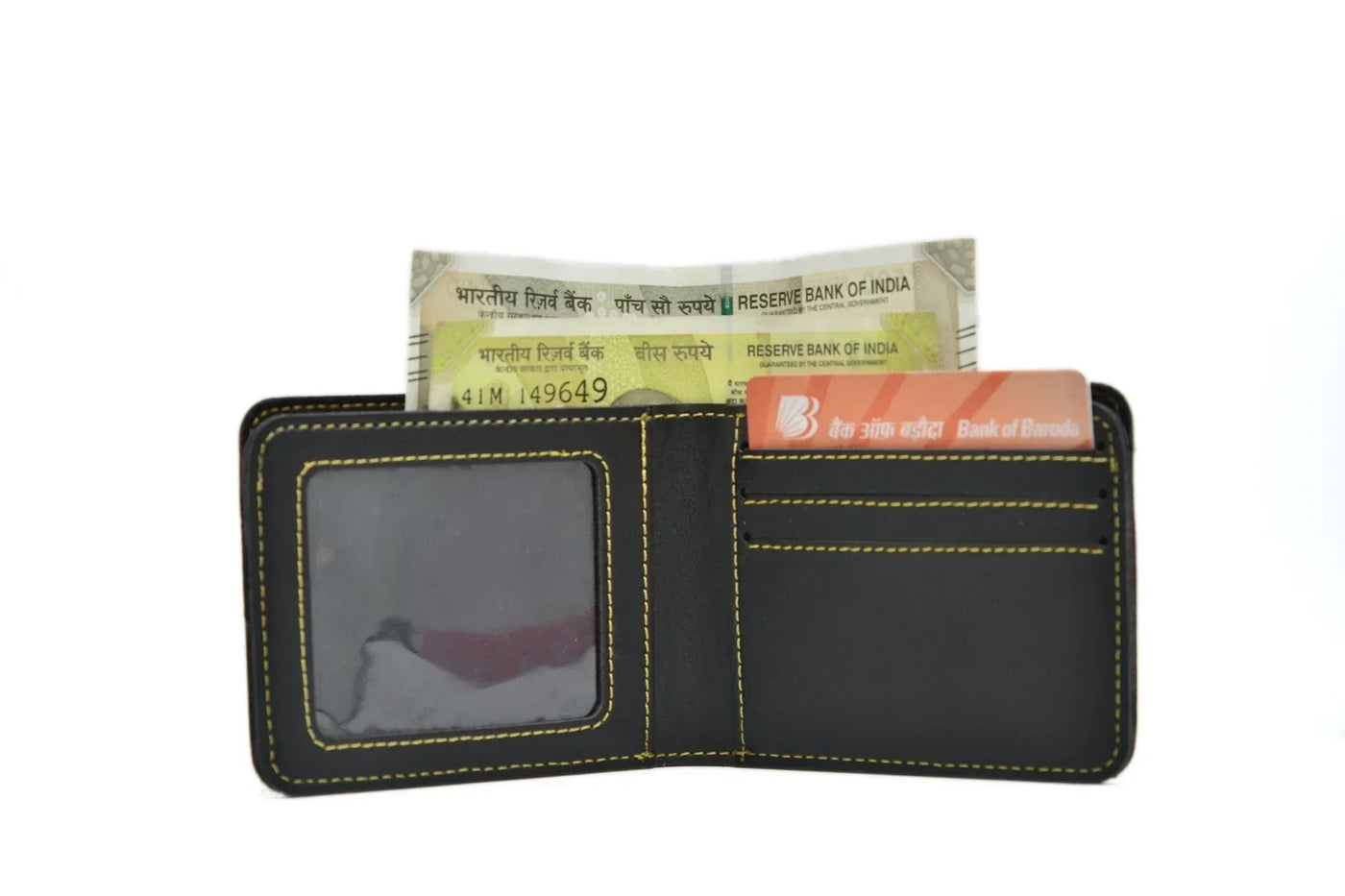 Personalized Men's Wallet and Diary Combo - Black