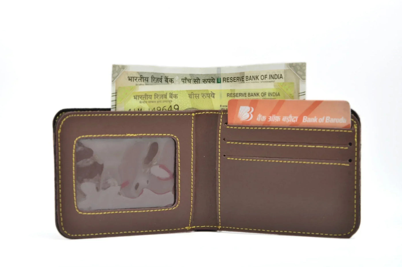 Personalized Men's Wallet and Diary Combo - Brown