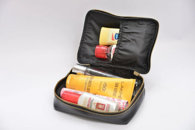 Personalized Mini make up kit + Sling bag - Black