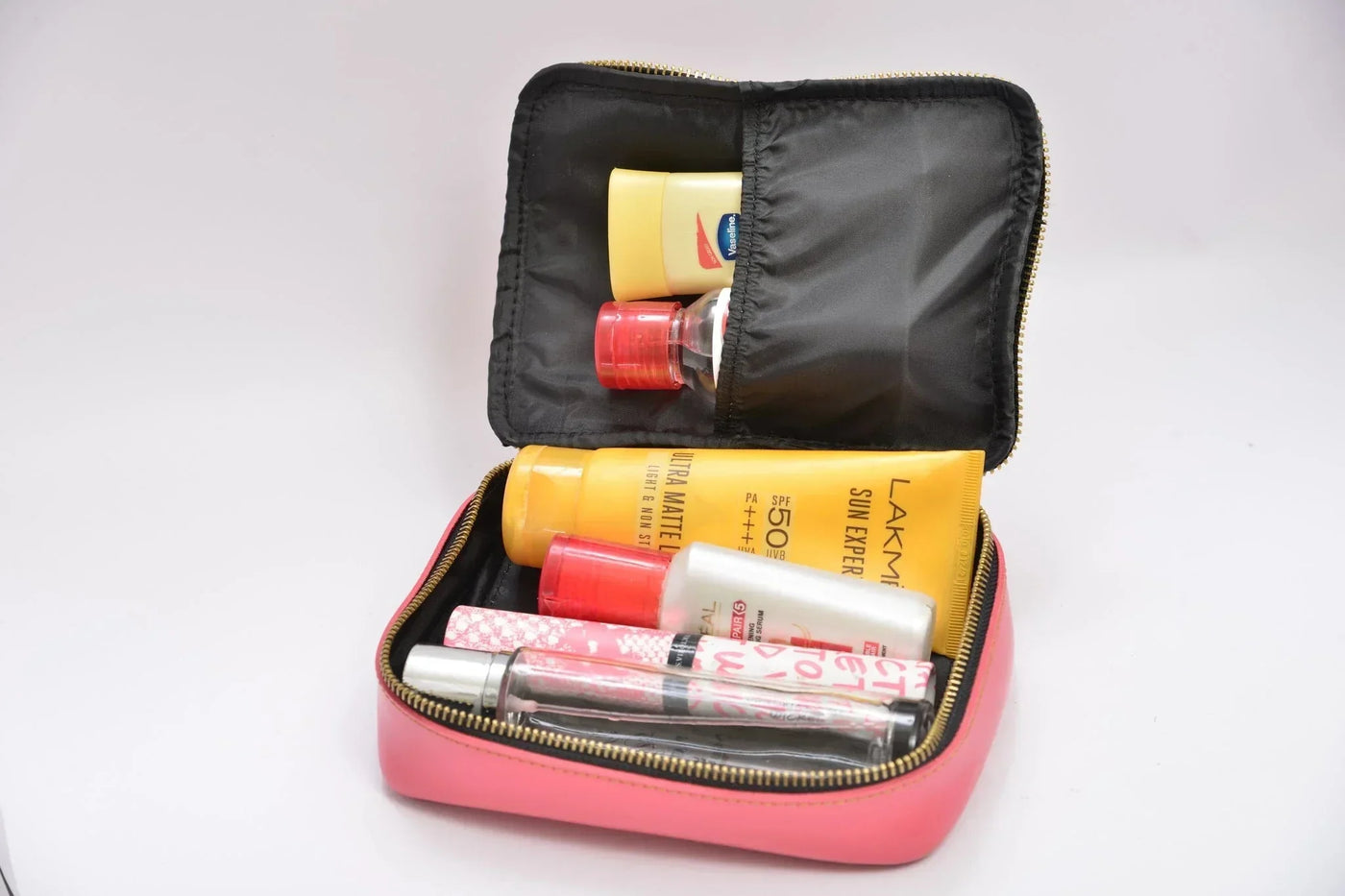 Personalized Mini make up kit + Chained Sling bag - Pink