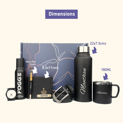 Personalised Brother (Bhai) Combo 8.0 - Black