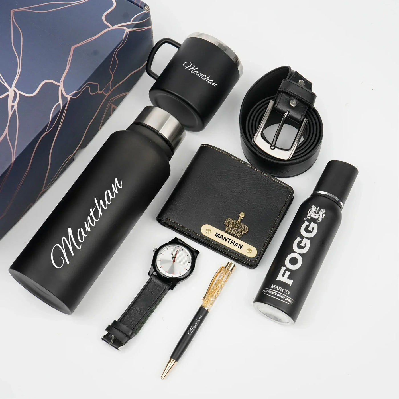 Personalised Brother (Bhai) Combo 8.0 - Black