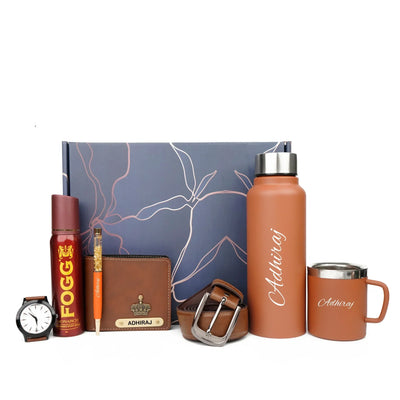 Personalised Brother (Bhai) Combo 8.0 - Tan