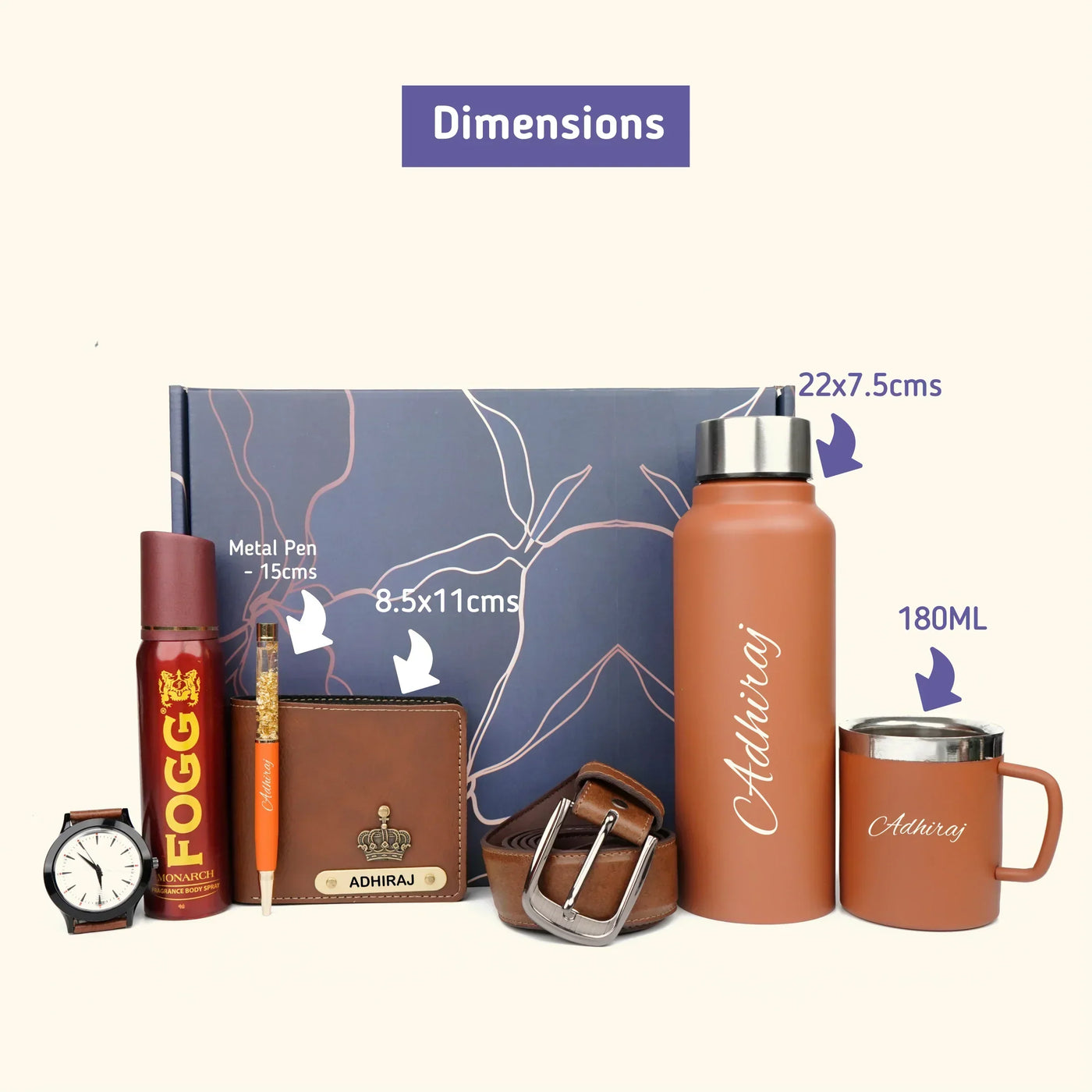 Personalised Brother (Bhai) Combo 8.0 - Tan