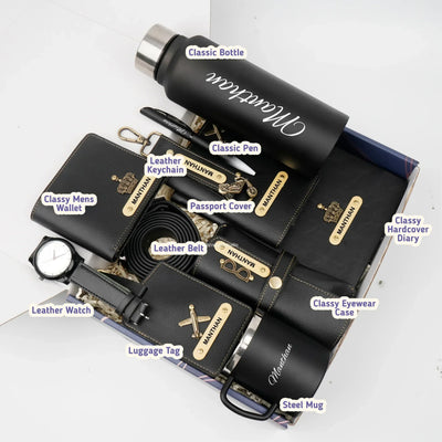 Personalised Brother (Bhai) Combo 9.0 - Black