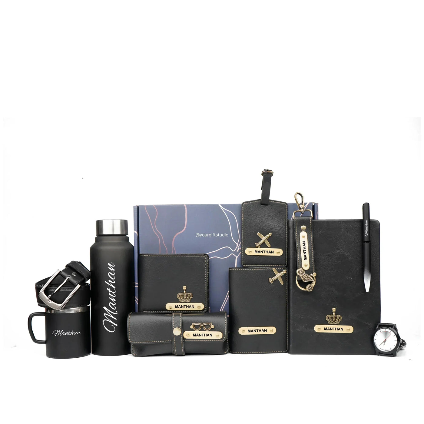 Personalised Brother (Bhai) Combo 9.0 - Black