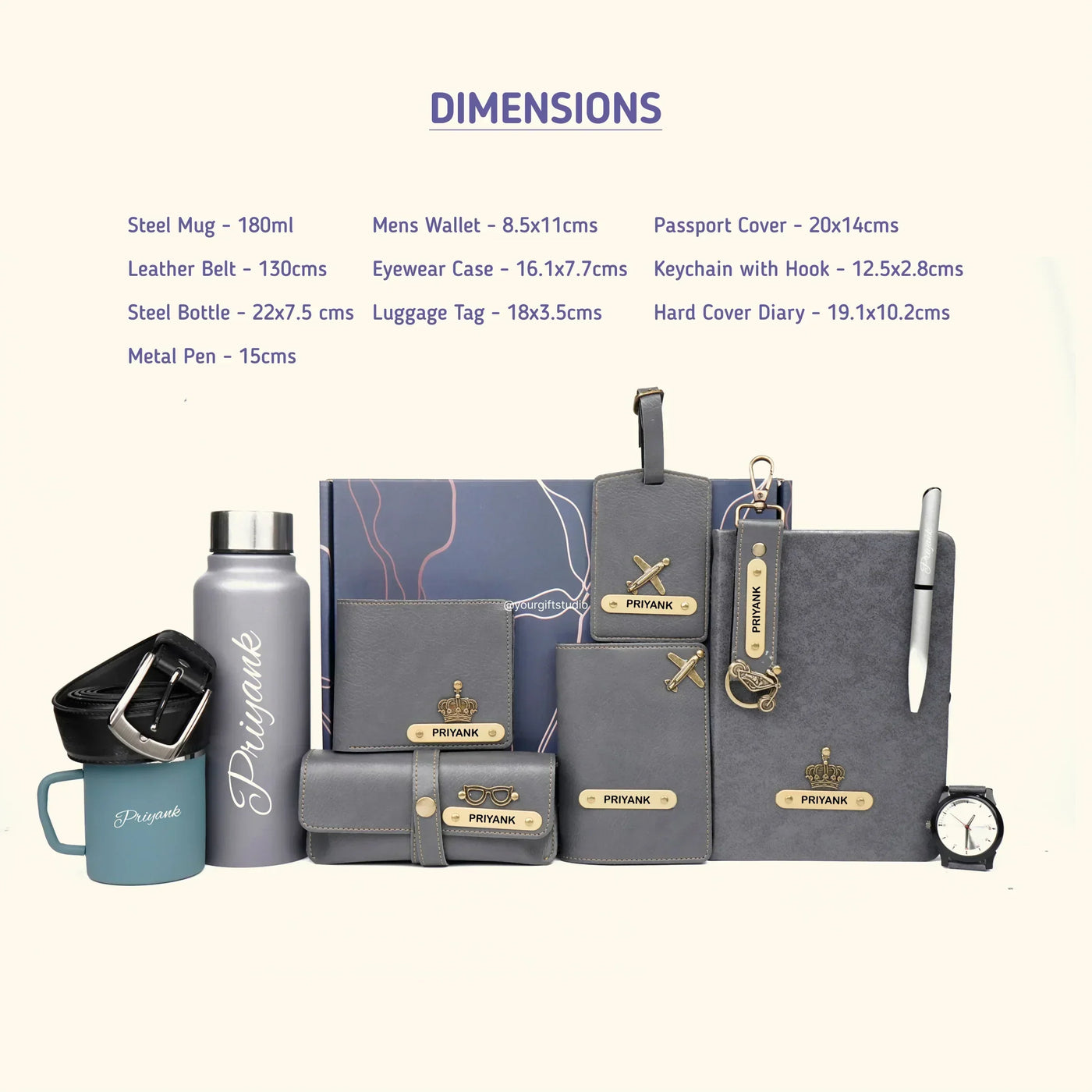 Personalised Brother (Bhai) Combo 9.0 - Dark Grey