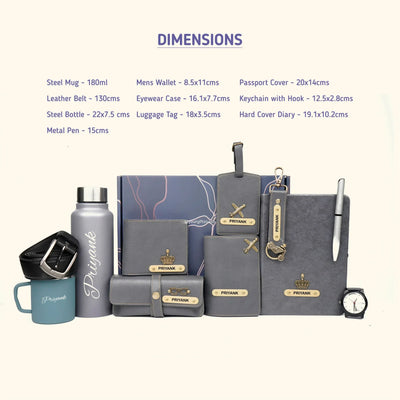 Personalised Brother (Bhai) Combo 9.0 - Dark Grey