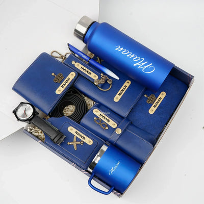 Personalised Brother (Bhai) Combo 9.0 - Royal Blue