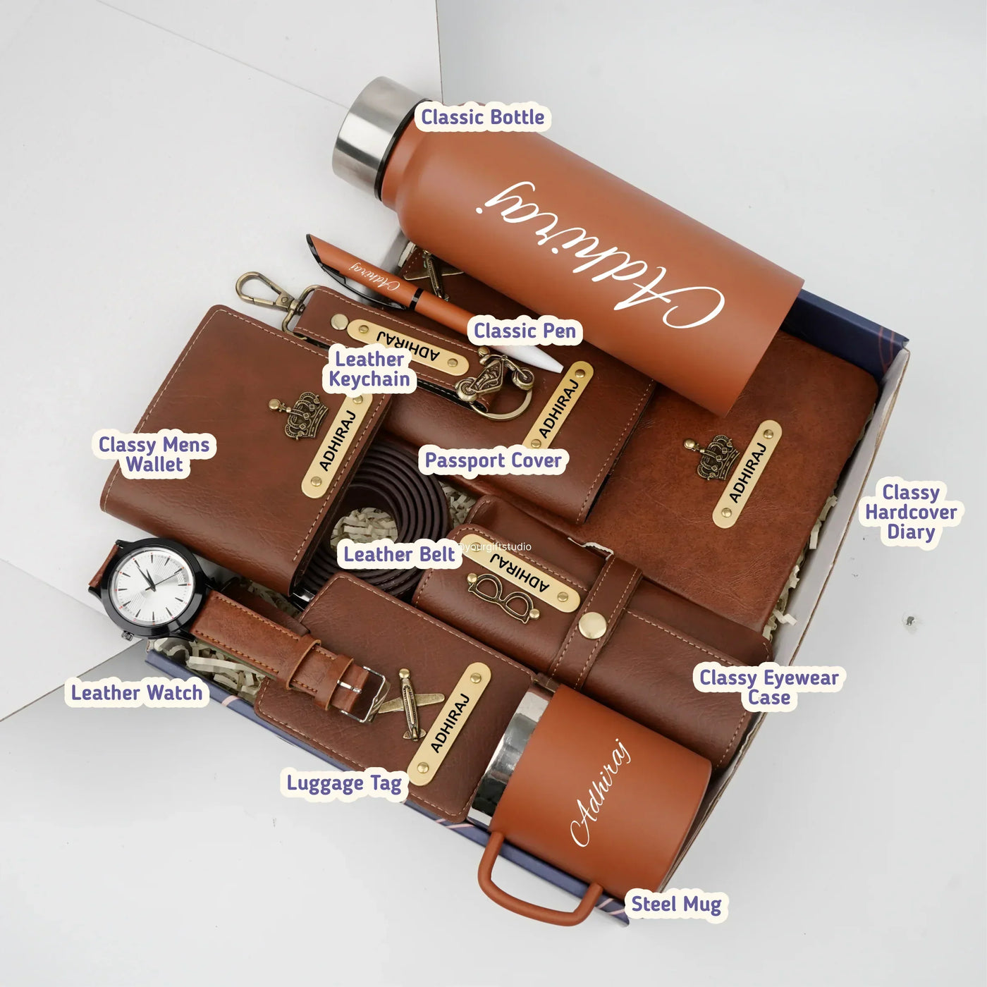 Personalised Brother (Bhai) Combo 9.0 - Tan