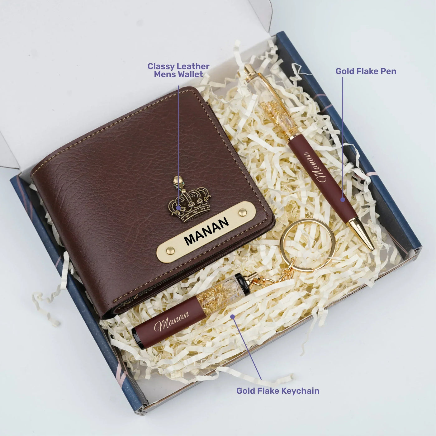 Personalised Brother (Bhai) Combo 2.0 - Brown